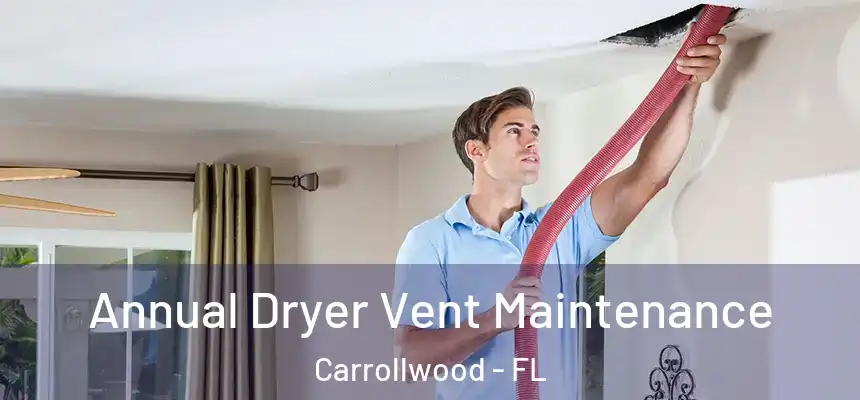  Annual Dryer Vent Maintenance Carrollwood - FL