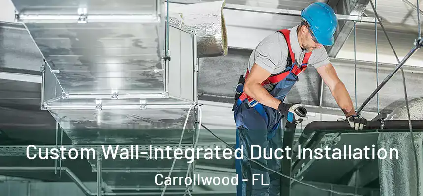  Custom Wall-Integrated Duct Installation Carrollwood - FL