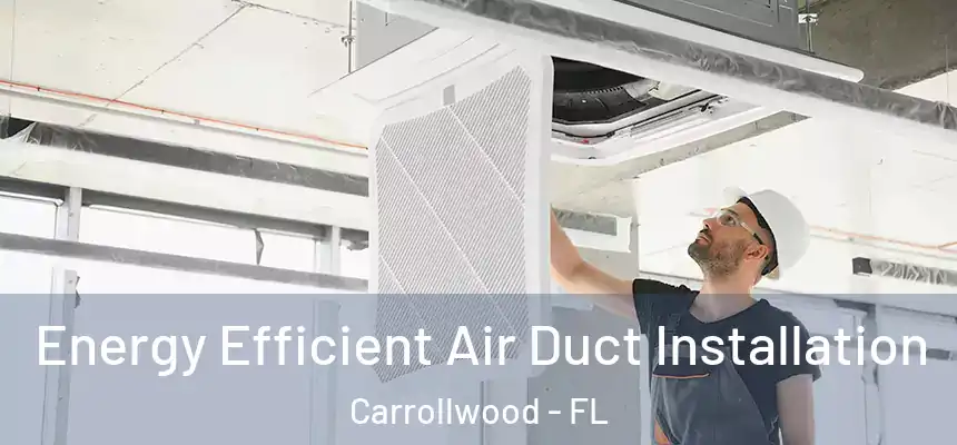  Energy Efficient Air Duct Installation Carrollwood - FL