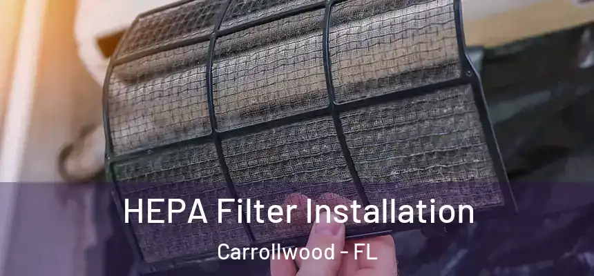  HEPA Filter Installation Carrollwood - FL