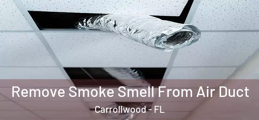  Remove Smoke Smell From Air Duct Carrollwood - FL